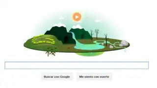Hoy Google festeja a la Tierra con un divertido 'doodle'