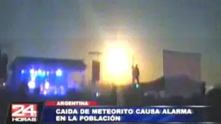 Impresionantes destellos ponen en alerta a población argentina