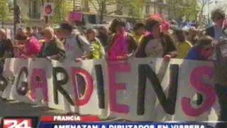 Francia: protestas en contra de ley que permite matrimonio homosexual