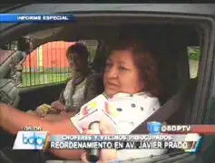 San Isidro: vecinos protestan por reordenamiento vehicular en Av. Javier Prado
