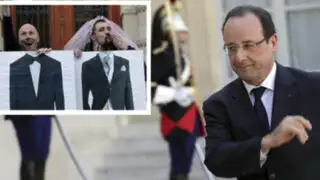 Presidente Francés dice que bodas gays acompañan la evolución de la sociedad