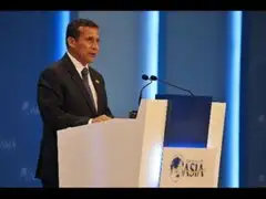 Presidente Humala inauguró Foro Económico Mundial