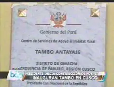 Presidente Humala inauguró nuevo tambo en Cusco