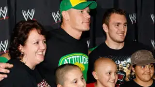 Niño con problema en el corazón hizo realidad sueño de conocer a John Cena
