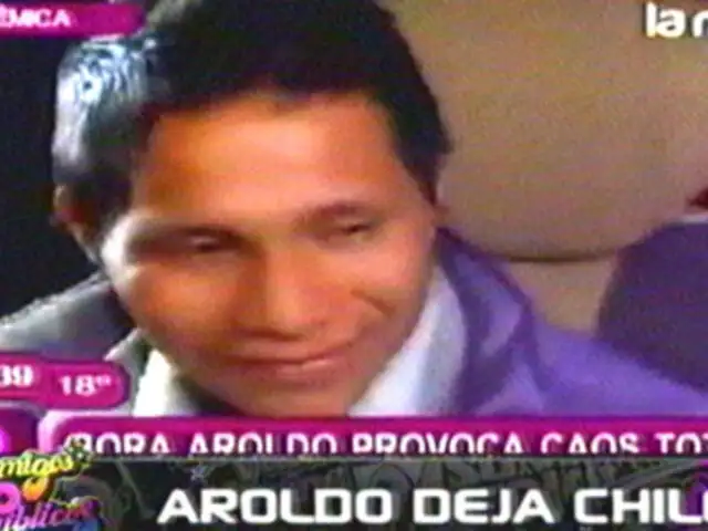 Aroldo deja Chile: el 'bora' más famoso al parecer se quedó sin trabajo y dinero