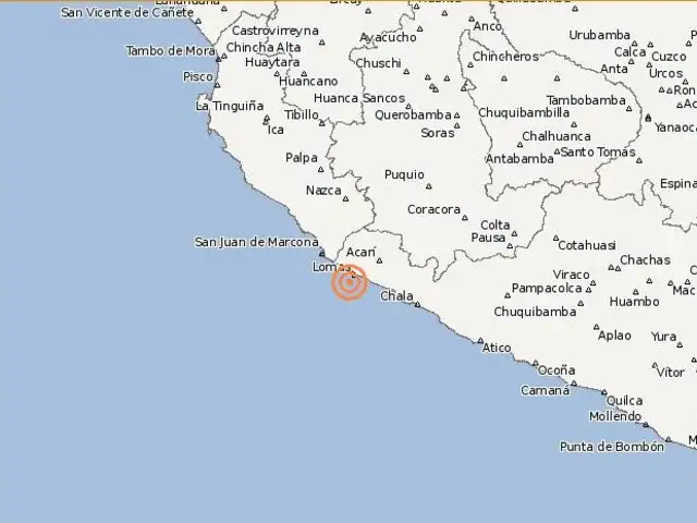 Sismo de regular intensidad remeció Arequipa esta madrugada