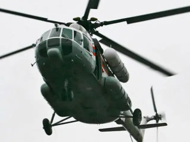 Loreto: helicóptero con 13 personas a bordo cayó al río Napo