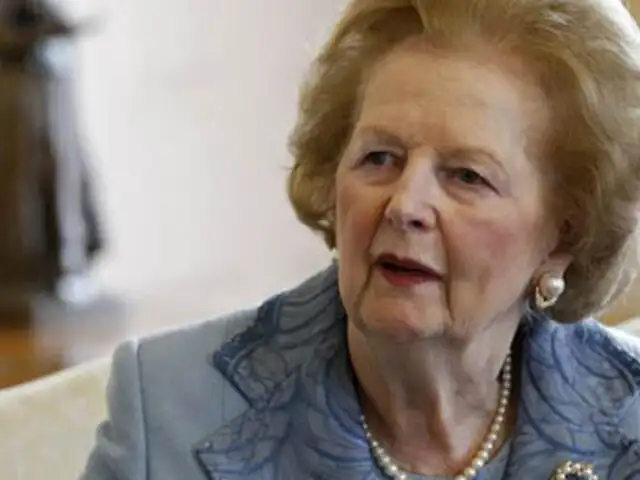 Falleció la ex primera ministra británica Margaret Thatcher