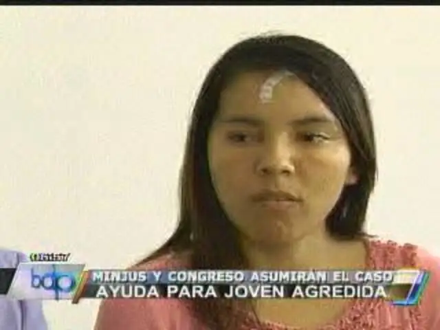 Ministerio de Justicia ayudará a joven apuñalada por su ex enamorado