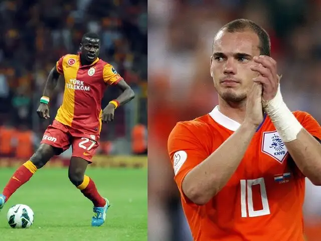 Wesley Sneijder y Emmanuel Ebué casi se pelean en entrenamiento del Galatasaray