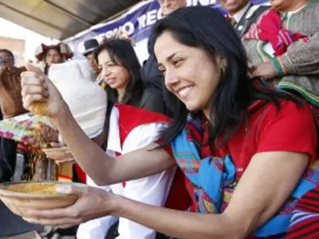 Nadine Heredia desestima posible candidatura desde Puno