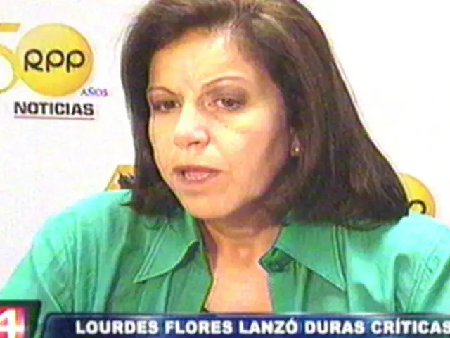Lourdes Flores: Cuestionó de manera radical el apoyo de Perú a Venezuela