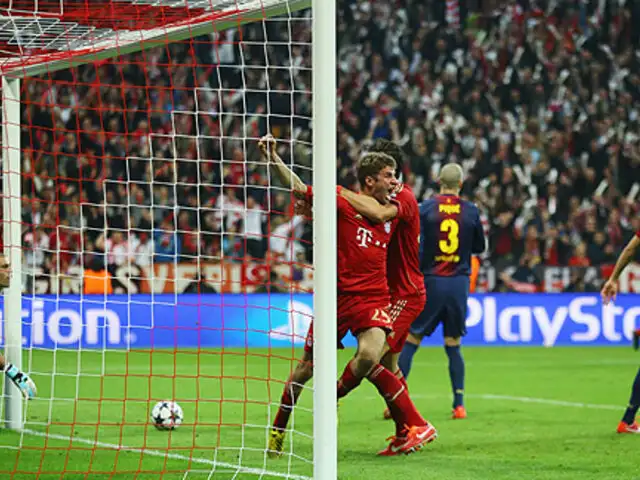 Bayern Munich vapuleó 4-0 al Barcelona por la Champions League