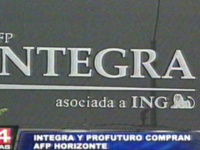 Integra y ProFuturo compran acciones de AFP Horizonte