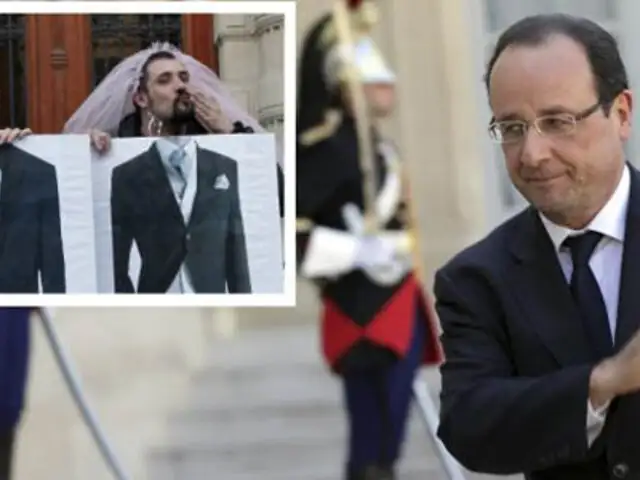 Presidente Francés dice que bodas gays acompañan la evolución de la sociedad