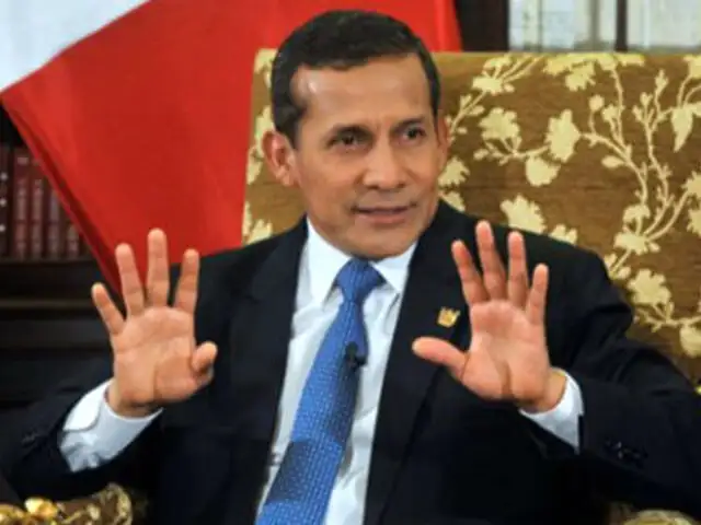 Presidente Humala cuestionó que “textos basura” lleguen a los colegios