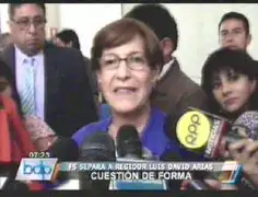 Susana Villarán genera polémica por impase con regidor David Arias