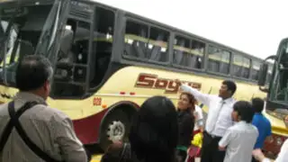 Encapuchados asaltaron bus interprovincial en la Panamericana Sur