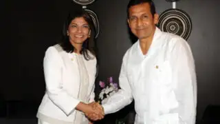 Ollanta Humala recibió en Palacio a mandataria costarricense Laura Chinchilla