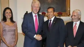 Presidente Humala y fundación de Bill Clinton firman acuerdo de cooperación