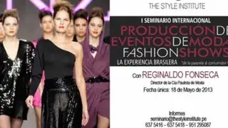 Primer seminario de moda en Perú se realizará el 18 de mayo