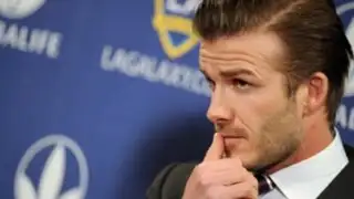 David Beckham anunció su retiro del fútbol al final de la Ligue 1