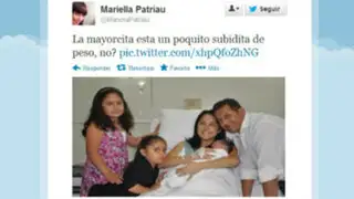 Mariella Patriau genera revuelo en Twitter por opinión sobre hija de Humala
