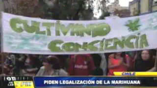 Noticias de las 7: jóvenes chilenos marchan para legalizar la marihuana