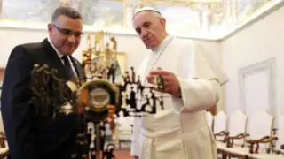 Papa Francisco recibió al presidente salvadoreño Mauricio Funes