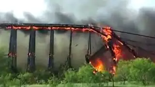 EEUU: Incendio en puente de Texas deja daños por US$10 millones