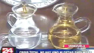 Venezuela: Iglesias católicas no tienen vino para celebrar las misas