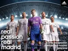 Real Madrid presentó oficialmente su nueva camiseta para temporada 2013-2014