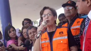 Susana Villarán señaló dificultades en el primer simulacro de sismo