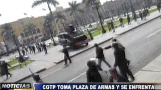 Noticias de las 6: protestas de la CGTP desatan caos en la Plaza de Armas