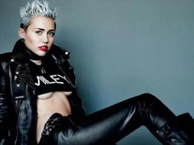 Miley Cyrus se destapó en sesión fotográfica para V Magazine