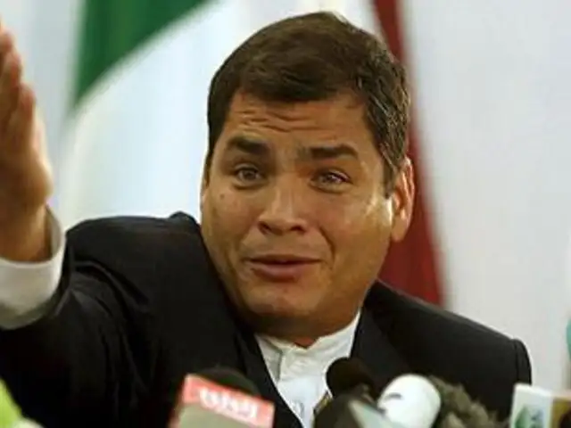 Rafael Correa: Peruanos nos desequilibraron y robaron un penal