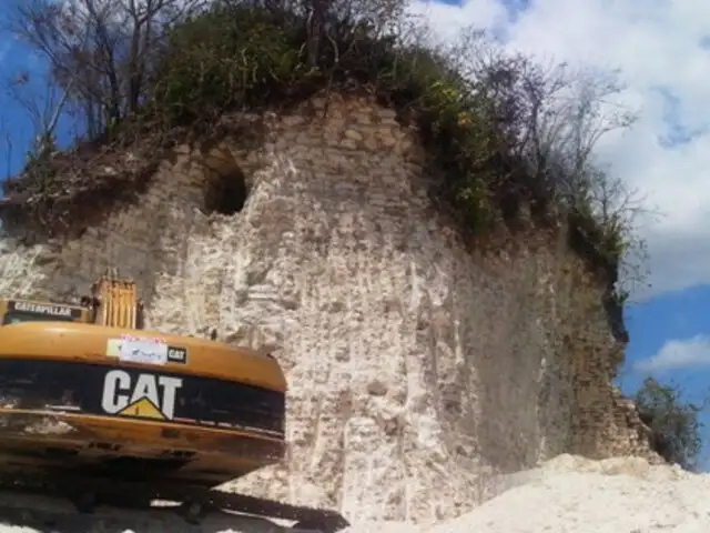 Constructora destruye importante pirámide maya en Belice