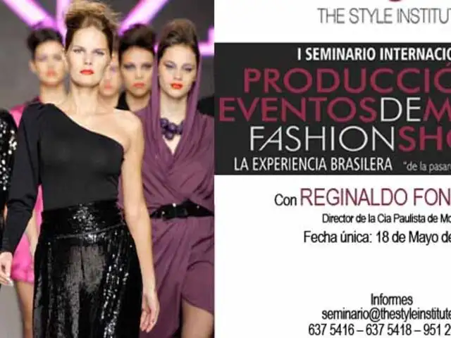 Primer seminario de moda en Perú se realizará el 18 de mayo