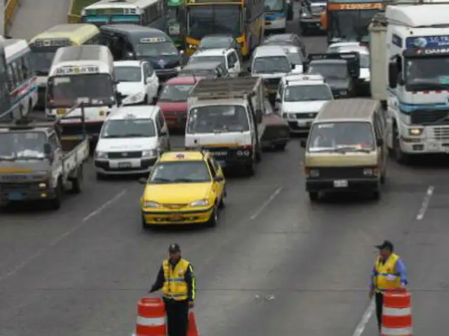 Tránsito será restringido durante 25 días en la Panamericana Sur y Norte