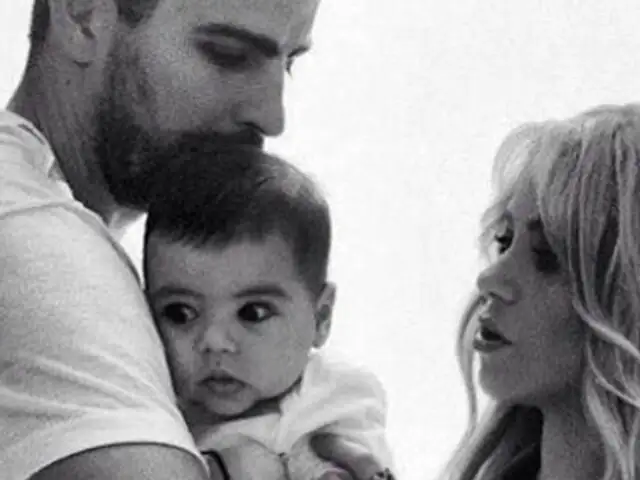 Shakira y Gerard Piqué celebran los cuatro meses de su hijo Milan