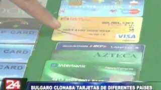 Capturan a búlgaro que clonaba tarjetas de crédito a extranjeros y peruanos