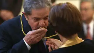 Lula da Silva recibió Doctorado Honoris Causa y la Medalla de Lima
