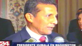Humala: El presidente Obama tiene gran cariño por Perú y  Latinoamérica