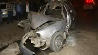 Surco: Joven muere tras estrellar su auto contra un árbol