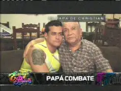 Papá combate: padre de Christian Domínguez relata infancia del cantante