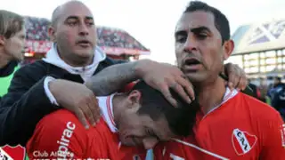 Independiente de Avellaneda se fue al descenso tras perder 0-1 ante San Lorenzo