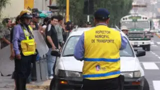 Choferes denuncian extraño operativo de inspectores del Municipio de Lima