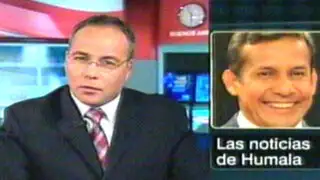 Conductor de CNN aclara a Humala: Las buenas noticias no importan a nadie