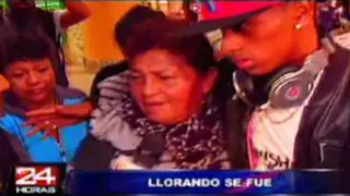 Yordy Reina se despidió entre lágrimas de su familia en Aeropuerto Jorge Chávez