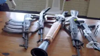 Ejército descubre armas de guerra en una casa de Huancavelica